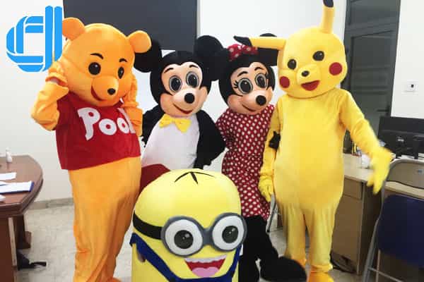 5 loại mascot được thuê nhiều nhất trong sự kiện