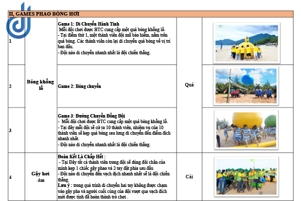 cho thue dao cu game tool to chuc team building tai da nang