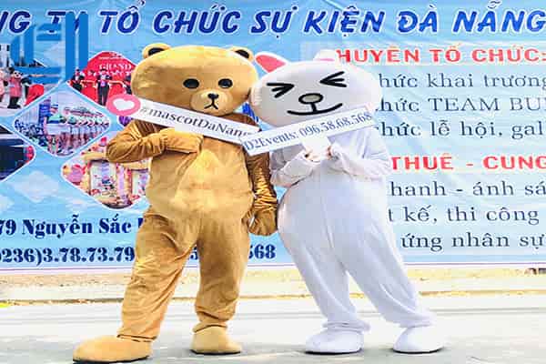 D2 Events đơn vị cho thuê mascot, thú nhồi bông tại Đà Nẵng chất lượng, giá tốt