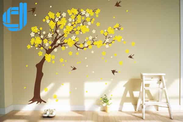 thiết kế thi công trang trí dán decal tết tại đà nẵng